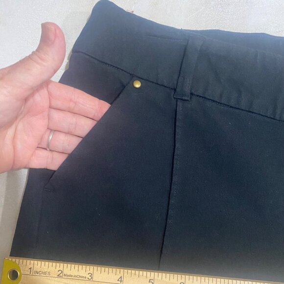 Sundance Dress Pants Womens Size 8 Black Stretch Straight-Leg Office Casual - Picture 9 of 14